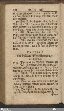 [Am dritten Pfingstfeyertage]