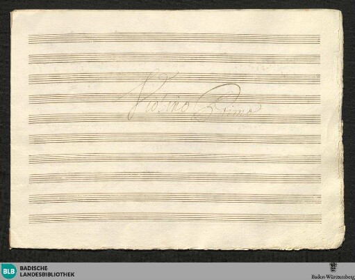 Concertos - Mus. Hs. 208 : fl, vl (2), a-vla, b; A; GroF 688