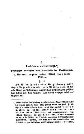Taubstummen-Unterricht : (Fortsetzung folgt)