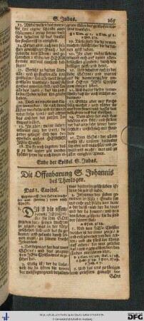 Die Offenbarung Sanct Johannis.
