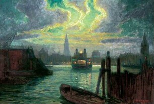 Abendstimmung im Kieler Hafen