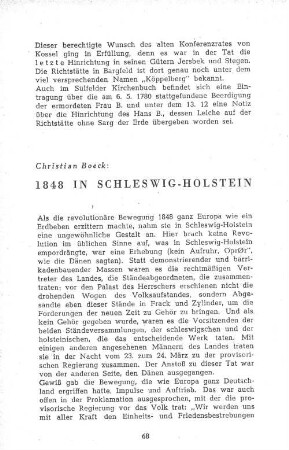 1848 ind Schleswig-Holstein