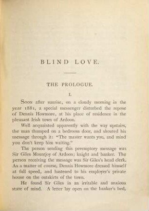 Blind love, 1