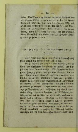 11. Fortsetzung. Der schmalkaldische Krieg. (J. 1546.)
