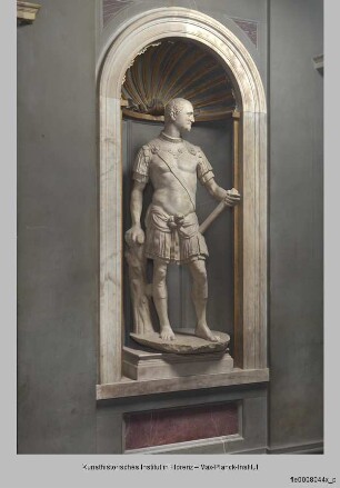 Skulpturen der Tribuna dell'Udienza : Giovanni dalle Bande Nere