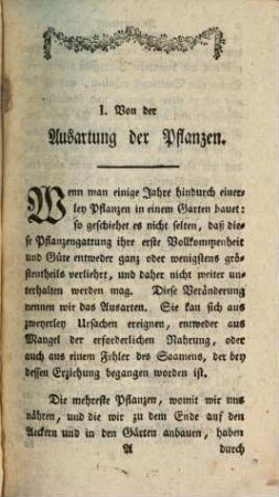 Journal für die Gartenkunst, welches eigene Abhandlungen, Auszüge und Urtheile der neuesten Schriften, so vom Gartenwesen handeln, auch Erfahrungen und Nachrichten enthält, 1. 1783