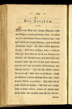 Der Irrthum.