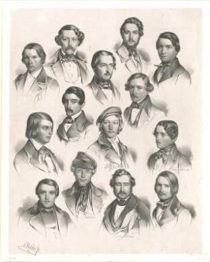 Braunmühl, Anton von; Portraits verschiedener Architekten - Ansicht