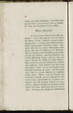 Erster Einwurf.