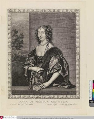 Anna de Morton Comitissa; [Anne Douglas of Morton]