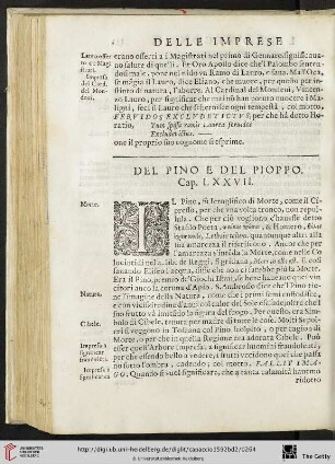 Cap. LXXVII. Del Pino e del Pioppo
