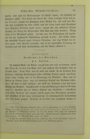 Zweites Kapitel. Geschichte der Griechen