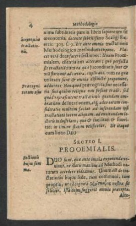 Sectio I. Prooemialis.