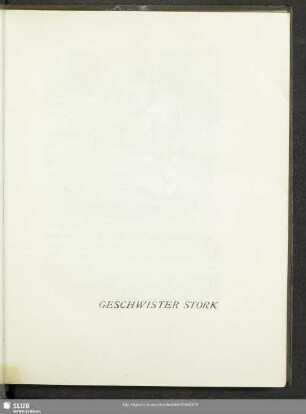 Geschwister Stork