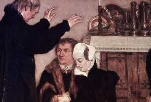 Trauung Martin Luthers mit Katharina von Bora