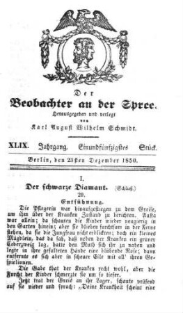 51. Stueck, 23. Dezember 1850
