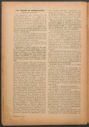 "El oficio de empresario" : (Viene de la página 25)