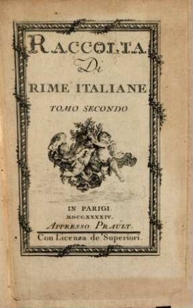 Raccolta Di Rime Italiane, 2