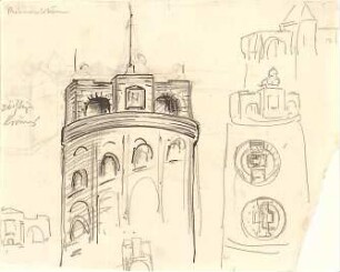 Hildebrand, Adolf von; Berg am Starnberger See - Rottmannshöhe (Bayern); Bismarckturm - Ansicht