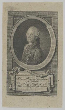 Bildnis des Tobias Philipp von Gebler