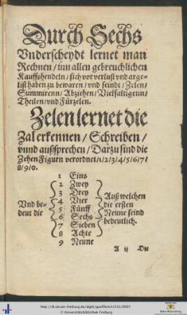 Rechenbuechlein
