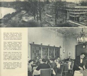 Ausflugsstätte "Zenner" in Berlin-Treptow ; Speiserestaurant "Ganymed" am Schiffbauerdamm
