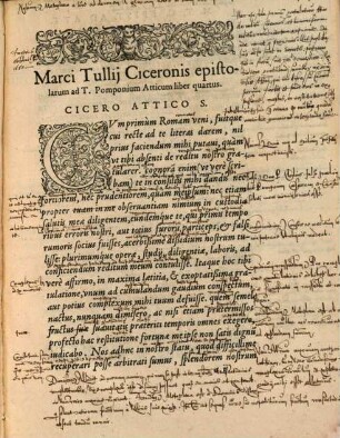 Epistolae ad Tit. Pomp. Atticum : Liber quartus