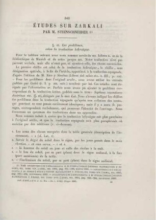Etudes sur Zarkali.