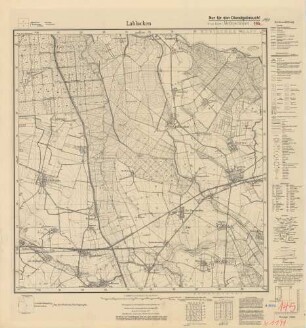 1191 Lablacken (4-cm-Karte) Meßtischblatt [alte Nr. 145]