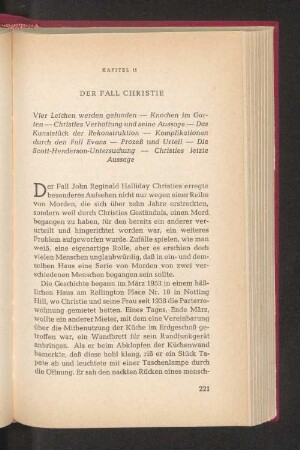 Kapitel 15 Der Fall Christie