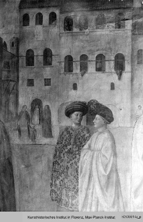 Freskenzyklus : Der heilige Petrus heilt den Lahmen und erweckt Tabitha