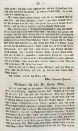15-16 Nachwort für das St. Galler Volk