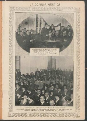 Notas gráficas de Rosario : Inauguración oficial de la Facultad de Ciencias Economicas de la Universidad del litoral