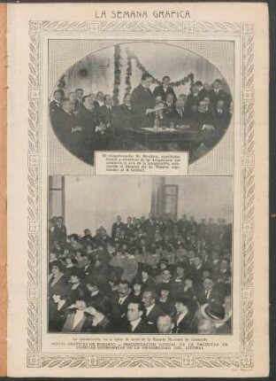 Notas gráficas de Rosario : Inauguración oficial de la Facultad de Ciencias Economicas de la Universidad del litoral