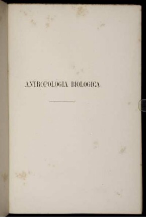 Antropologia Biologica