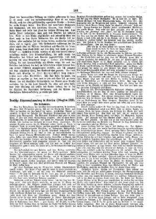 Deutsche Lehrerversammlung in Breslau (Pfingsten 1898) : Die Freikarten