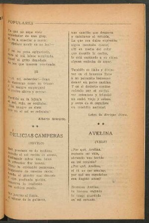 Delicias camperas : (Estilo)