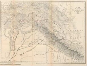 A map to illustrate The Abode of snow