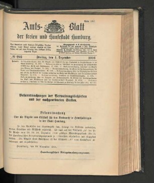 No. 293, 1. Dezember 1916
