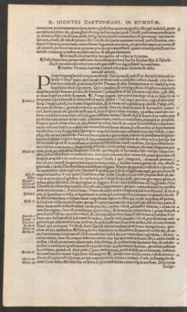 De sancto Eucharistiae sacramento ad vesperas hymnus.