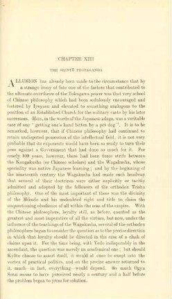 Chapter XIII. The Shinto propaganda