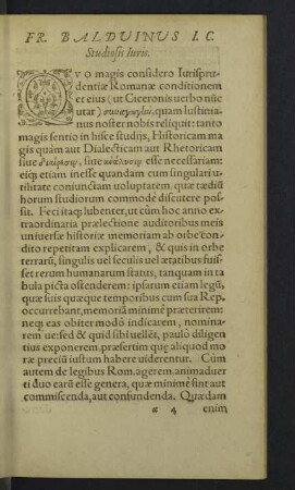 Epistola ad lectorem.