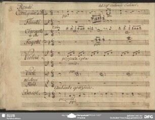 Einlage Rondo (Antonio Salieri): "La placida mia calma"