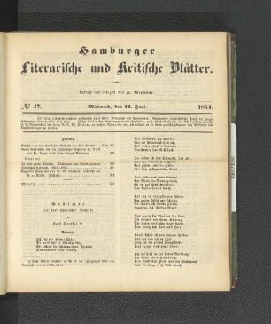 No. 47. 14. Juni 1854