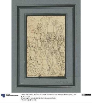 Szene der Passion Christi: Christus vor dem Hohepriester Kajaphas