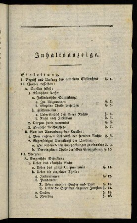 IX-XXIV, Inhaltsverzeichnis
