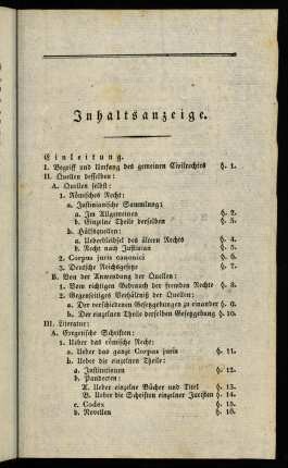 IX-XXIV, Inhaltsverzeichnis