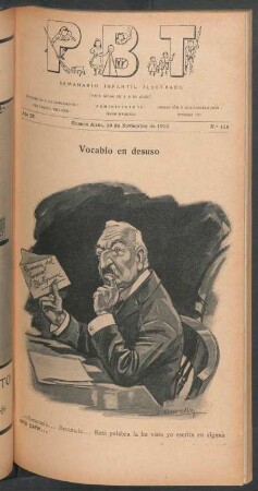 Vocablo en desuso - [Caricatura]