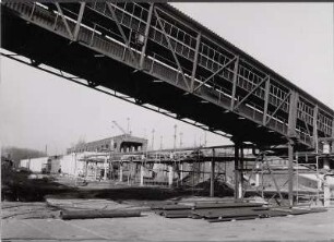 Kohleumschlageinrichtung, Montage Bandbrücke Gbf 51
