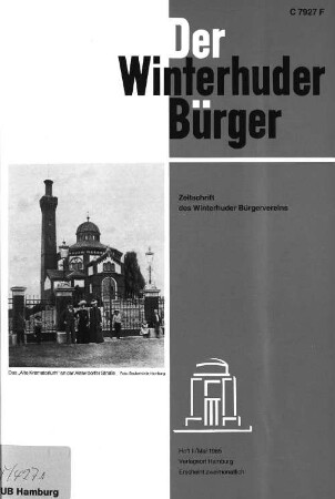 Heft II / Mai 1985 : Zeitschrift des Winterhuder Bürgervereins
